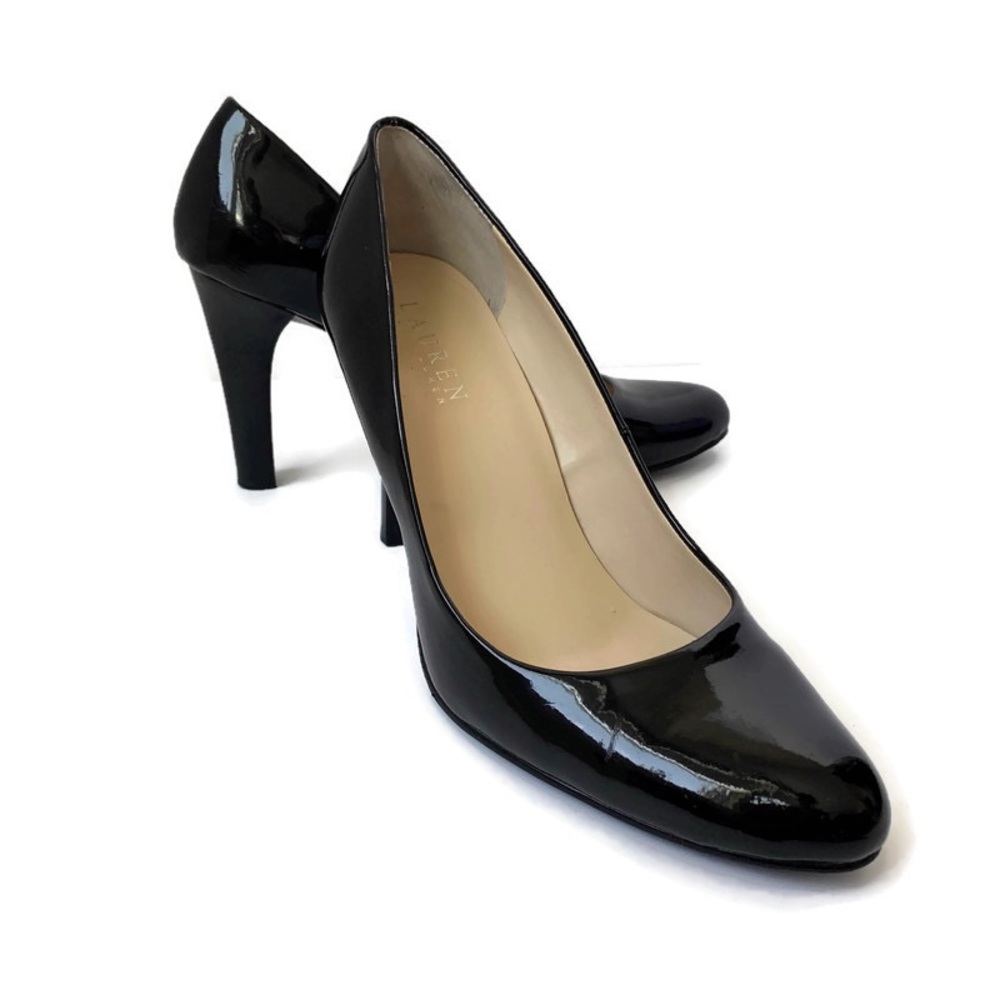 Lauren Ralph Lauren | Black Patent Leather Heels